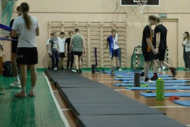 Гимнастические маты приобретены для камчатской спортивной школы по плаванию в рамках нацпроекта 1
