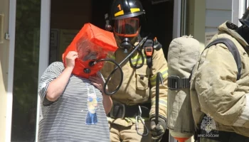 Пожар в санатории и пятеро пострадавших: камчатские огнеборцы провели очередные пожарно-тактические учения