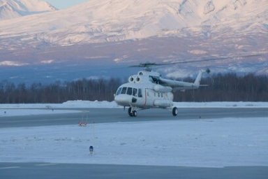 Авиапарк Камчатского авиационного предприятия пополнился новым вертолетом МИ-8МТВ-1 1