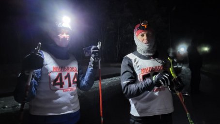 Более 100 участников приняли участие в ночной лыжной гонке «Мильковский экстрим» 7