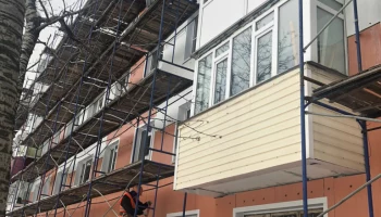 Капитальный ремонт фасада на пр. Победы 3 завершается в Петропавловске-Камчатском