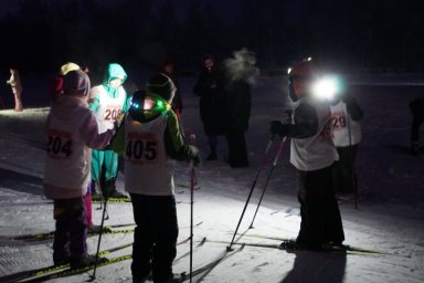 Более 100 участников приняли участие в ночной лыжной гонке «Мильковский экстрим» 1