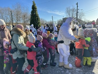 Новогодние ёлки открылись в Петропавловске-Камчатском 1