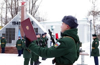 Новобранцы Космических войск приняли присягу на Камчатке 7