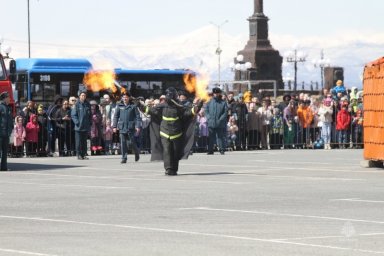 День пожарной охраны отметили в Петропавловске-Камчатском 19