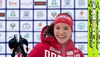 Камчатская лыжница Вероника Степанова победила в этапе Кубка России