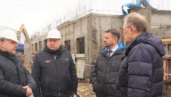 Ход строительства детского сада на улице Вилюйская проверил Глава Петропавловска-Камчатского