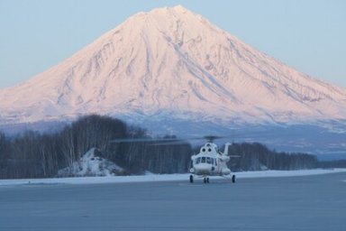 Авиапарк Камчатского авиационного предприятия пополнился новым вертолетом МИ-8МТВ-1 0