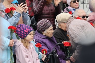 Торжественный митинг прошёл в Елизове на Камчатке в преддверии Дня Победы 6