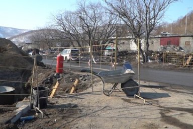 Перенос инженерных сетей начался на дороге по улице Дальняя в столице Камчатки 1