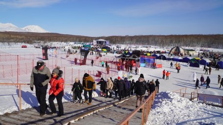 В день защитника Отечества в столице Камчатки прошел фестиваль «Снежный путь – 2024» 16