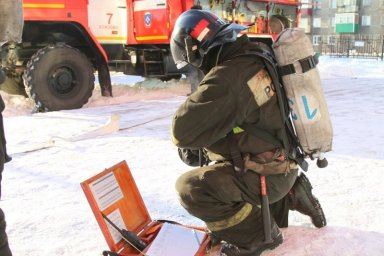 На Камчатке пожарные тренировались тушить ФОК «Радужный» 3