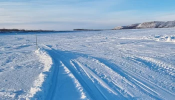 На Камчатке открыта ледовая переправа через реку Пенжина