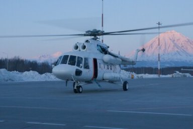 Авиапарк Камчатского авиационного предприятия пополнился новым вертолетом МИ-8МТВ-1 2