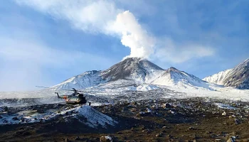 На Камчатке оценили вулканическую активность Ключевской группы, а также паводковую обстановку
