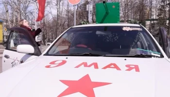 Традиционный автопробег «Спасибо деду за Победу» прошел на Камчатке