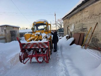 Две единицы специальной техники придут из села Соболево на помощь подрядчику из Петропавловска-Камчатского 1