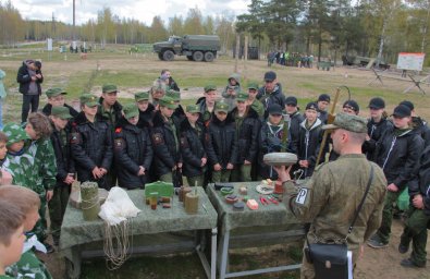 Второе место на юбилейном всероссийском слёте заняли кадеты из Елизово на Камчатке 10