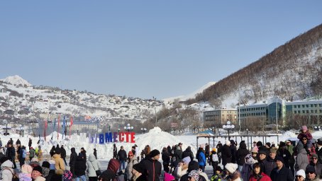День защитника Отечества и городской фестиваль зимних видов спорта прошли в Петропавловске-Камчатском 20