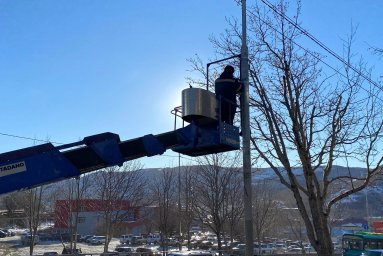 К новогодним праздникам украшают столицу Камчатки 1