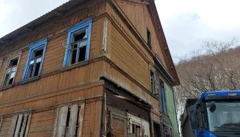 В столице Камчатки началась реставрация исторического здания по ул. Красинцев, 13