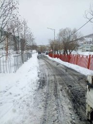 Продолжают ликвидировать наледь и вывозить снежные массы дорожные службы Петропавловска-Камчатского 6