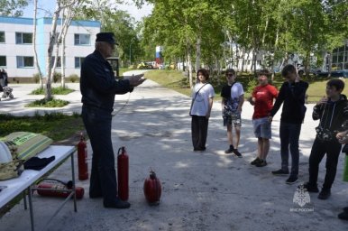 В ДОЛ "Волна" на Камчатке воспитают юных спасателей-пожарных 0