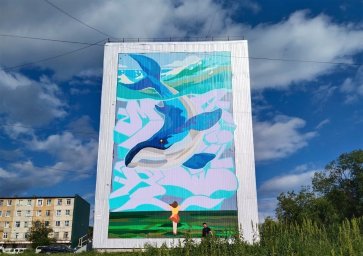 Жителей Петропавловска-Камчатского приглашают проголосовать за понравившийся рисунок фестиваляя «Авача стрит-арт – 2023» 5