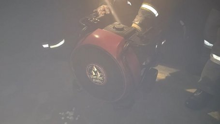 Учения по тушению пожаров прошли в новой краевой больнице на Камчатке 3