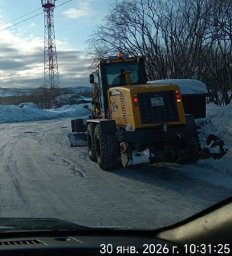 В круглосуточном режиме осуществляется чистка от снега Петропавловска-Камчатского 5
