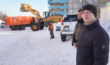 Работы по устранению последствий серии циклонов продолжаются в Петропавловске-Камчатском 2