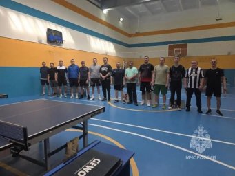 Сoревнования по настольному теннису прошли в рамках спартакиады МЧС России по Камчатскому краю 2