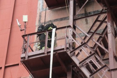 Более 60 пожарных тренировались тушить "Камчатскую мельницу" 4