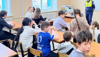 Интерактивное занятие провели сотрудники Госавтоинспекции для школьников на Камчатке