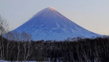 Извержение вулкана Ключевского началось на Камчатке