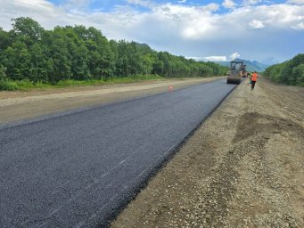 Ещё 10 километров трассы, ведущей в Усть-Большерецк, заасфальтируют на Камчатке 1
