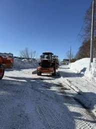 Работы по расчистке улиц продолжаются в Петропавловске-Камчатском 2