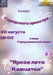 Городской оркестр даст концерт в центре Петропавловска-Камчатского 0