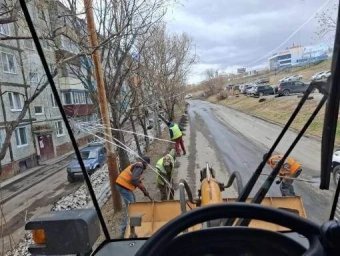 Уборка и ремонт дорог продолжаются в Петропавловске-Камчатском 5