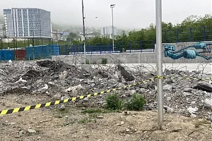 По решению суда ведется демонтаж спортплощадки у скейт-парка в столице Камчатки  