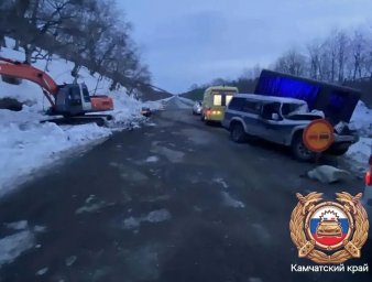 Наезд на вагончик для временного проживания совершил 73-летний водитель автомобиля Mitsubishi Pajero на Камчатке 1