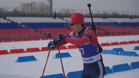 Спортсмены из 21 региона России борются за медали первенства России по биатлону на Камчатке 8