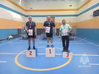 Сoревнования по настольному теннису прошли в рамках спартакиады МЧС России по Камчатскому краю 0