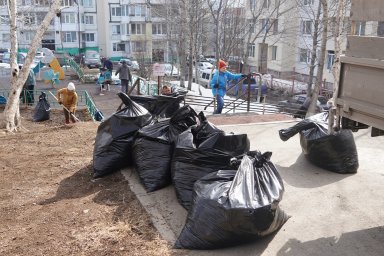 Активно поддержали субботники жители Петропавловска-Камчатского 5