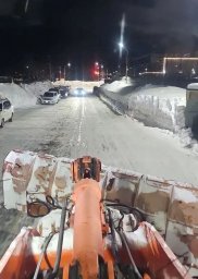 Снегозащитные мероприятия продолжаются в Петропавловске-Камчатском 6