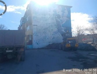 Сломанные ветки, песок и мусор убирают с улиц Петропавловска-Камчатского 4