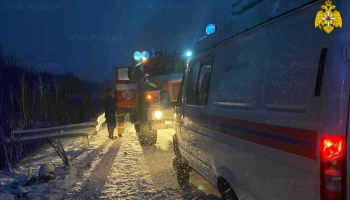 В Усть-Камчатском районе спасатели оказали помощь в ликвидации последствий ДТП