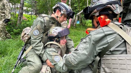Курсанты Центра ВОИН закончили смену военно-тактической игрой «Зарница» на Камчатке 2