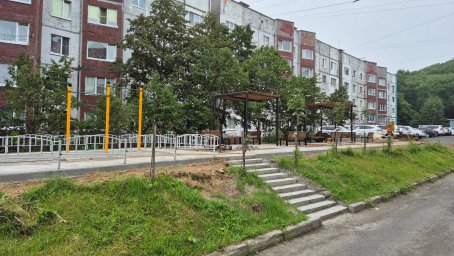 Реализация федеральной программы по благоустройству продолжается в Петропавловске-Камчатском 0