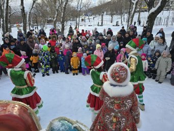 Еще восемь елочек открылись на выходных в столице Камчатки 3